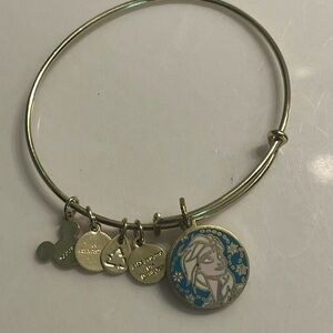 Alex and Ani Frozen gold bracelet